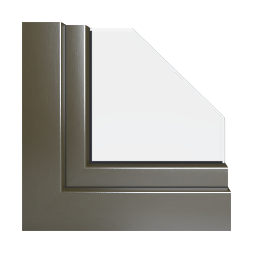 Brąz platynowy okna kolory gealan   