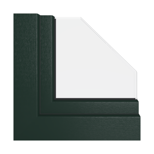 Zielony ciemny okna profile-okienne gealan hst-s-9000