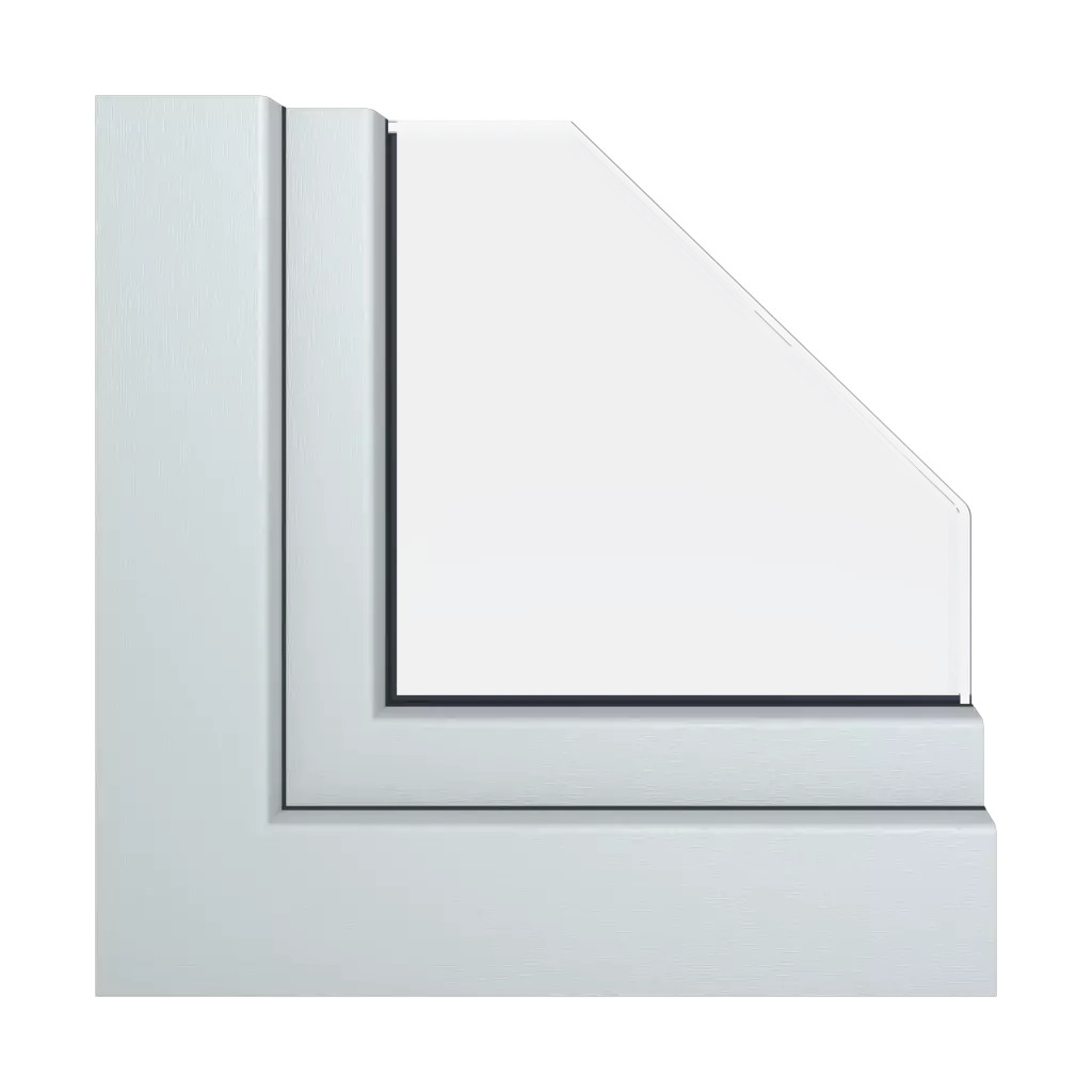Szary Deko RAL 7001 okna profile-okienne gealan smoovio