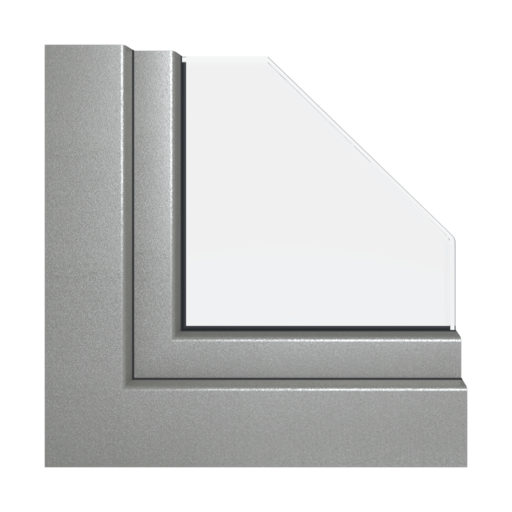 Silber podobny do RAL 9007 acrycolor okna profile gealan hst-s-9000