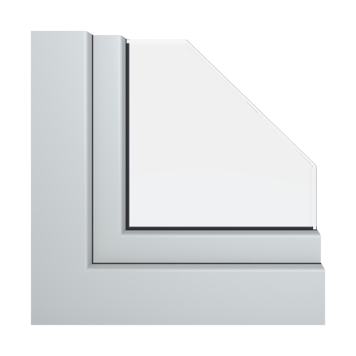 Popielaty pirytowy RAL 7040 acrycolor okna profile gealan hst-s-9000