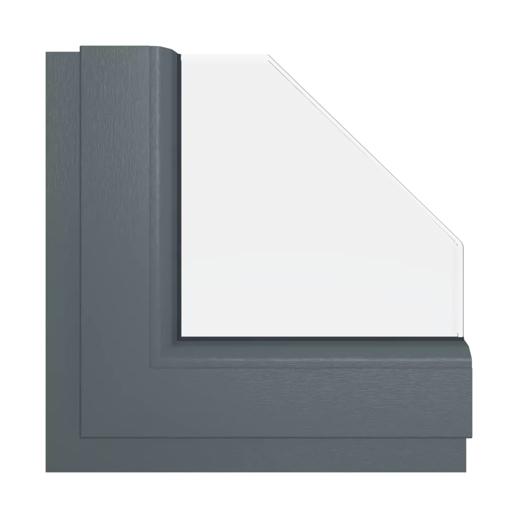 Antracyt strukturalny okna kolory gealan antracyt-strukturalny interior