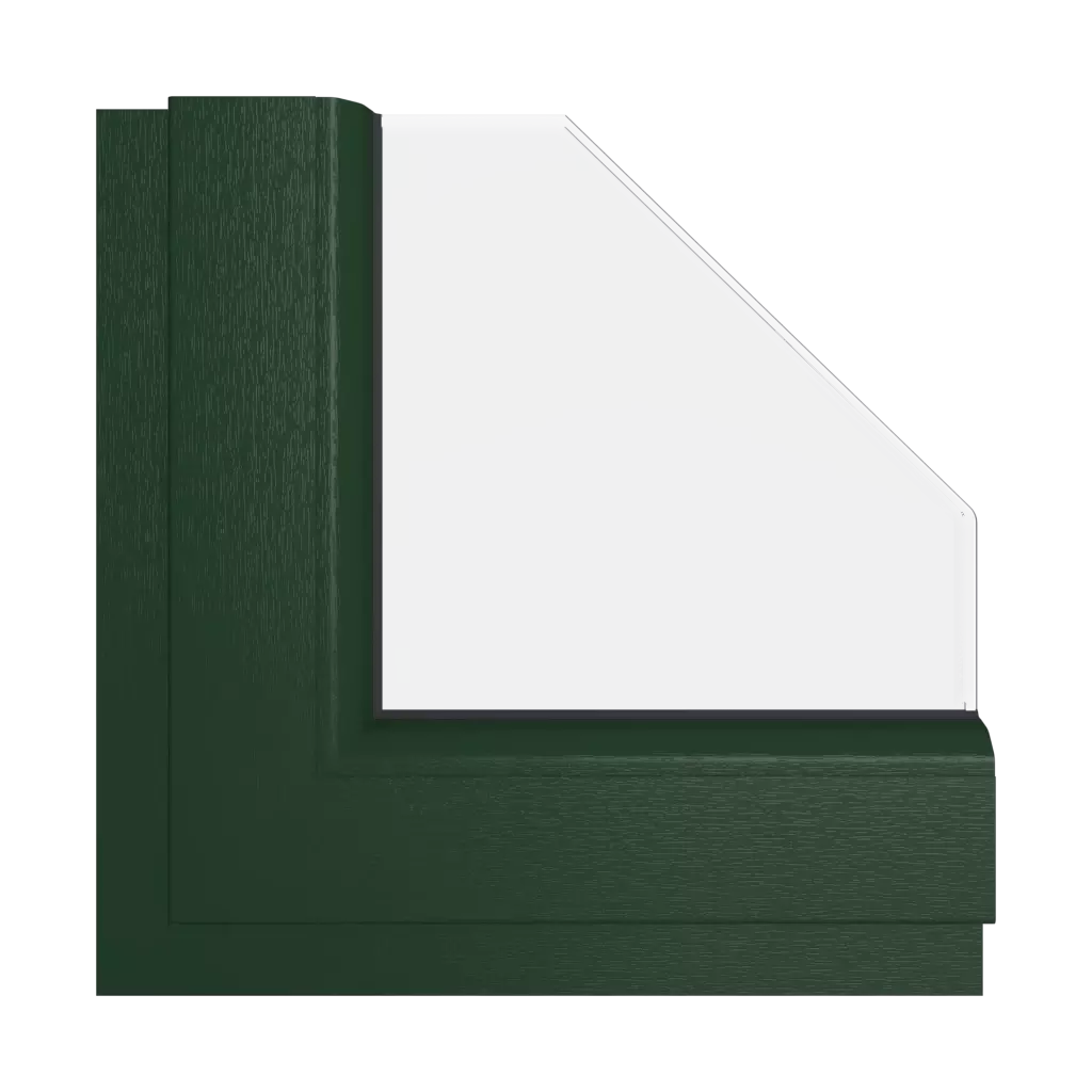 Zielony RAL 6009 okna kolory gealan zielony-ral-6009 interior