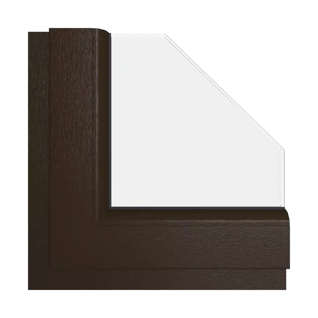 Czekoladowy brąz okna kolory gealan czekoladowy-braz interior