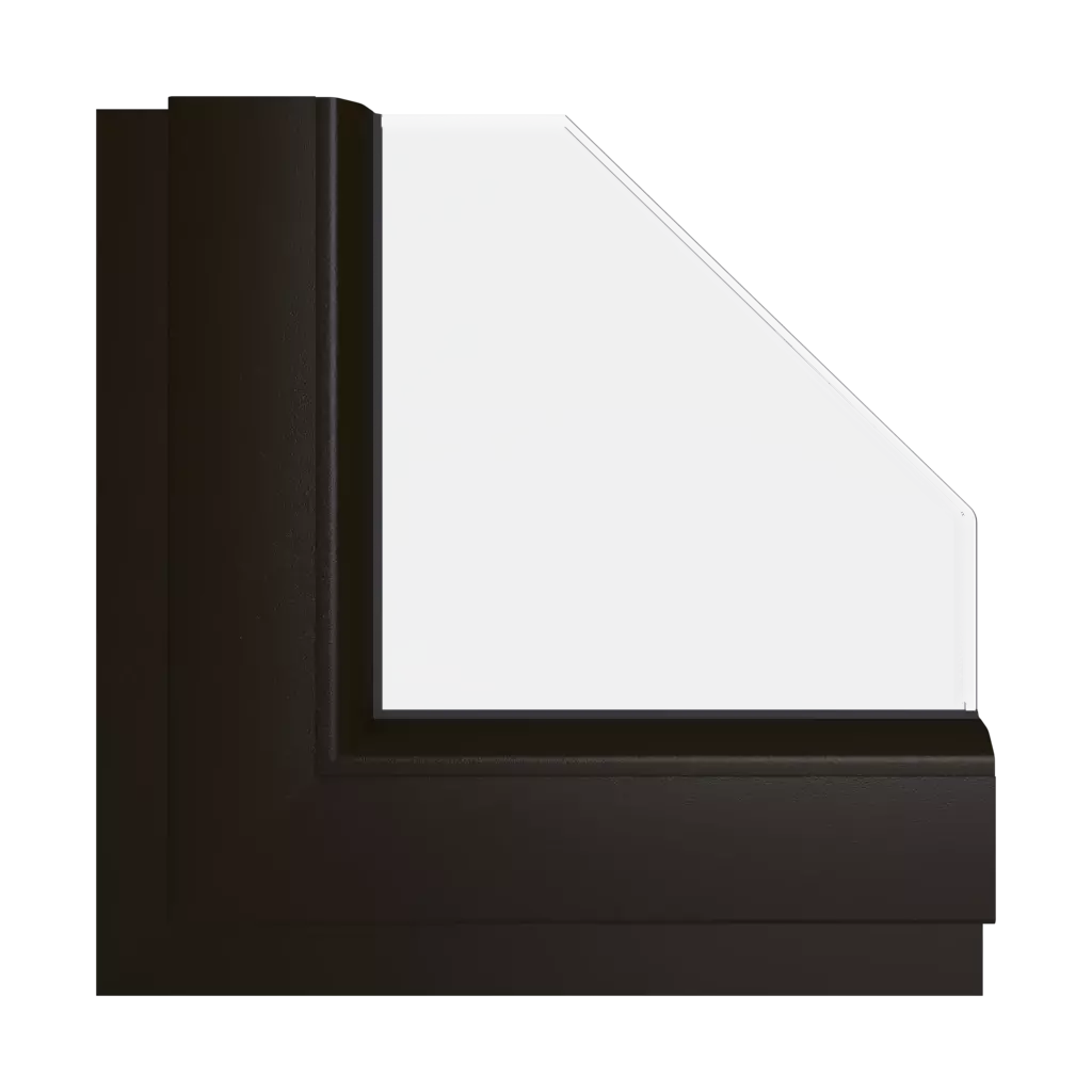 Czarno-brązowy ultimat okna kolory gealan czarno-brazowy-ultimat interior