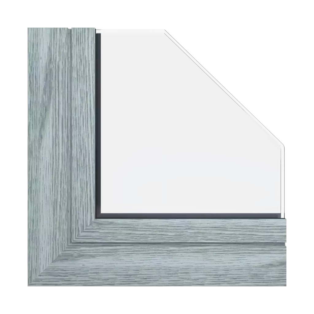 Dąb szary efekt drewna 🆕 okna kolory aliplast