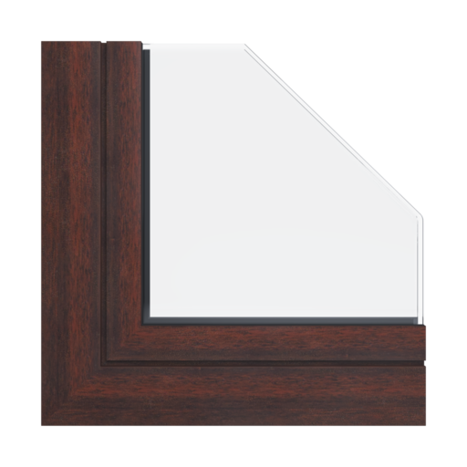 Mahoń efekt drewna 🆕 okna profile aluprof mb-77-hs