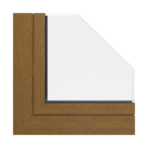 Winchester efekt drewna okna profile aliplast