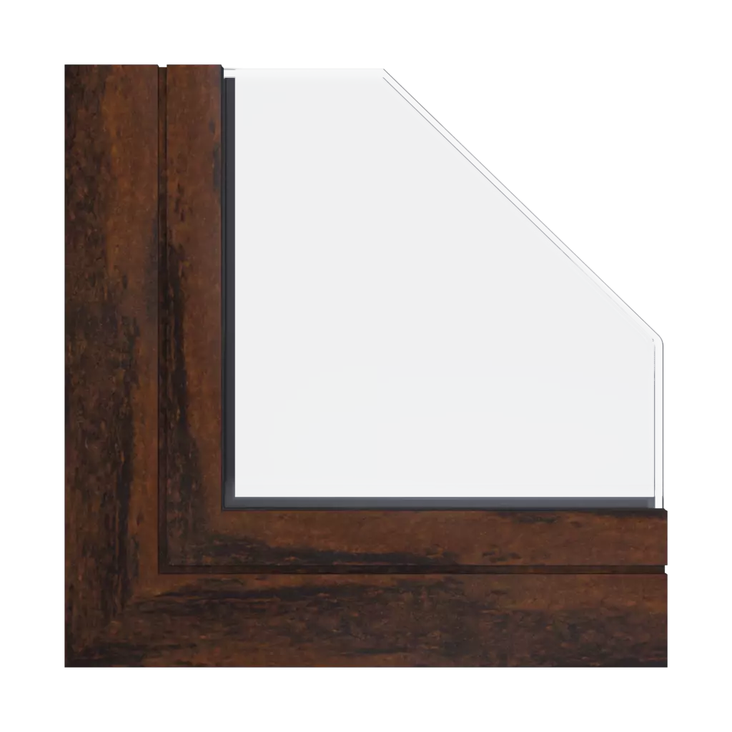 Rdza rustykalna okna profile-okienne aliplast
