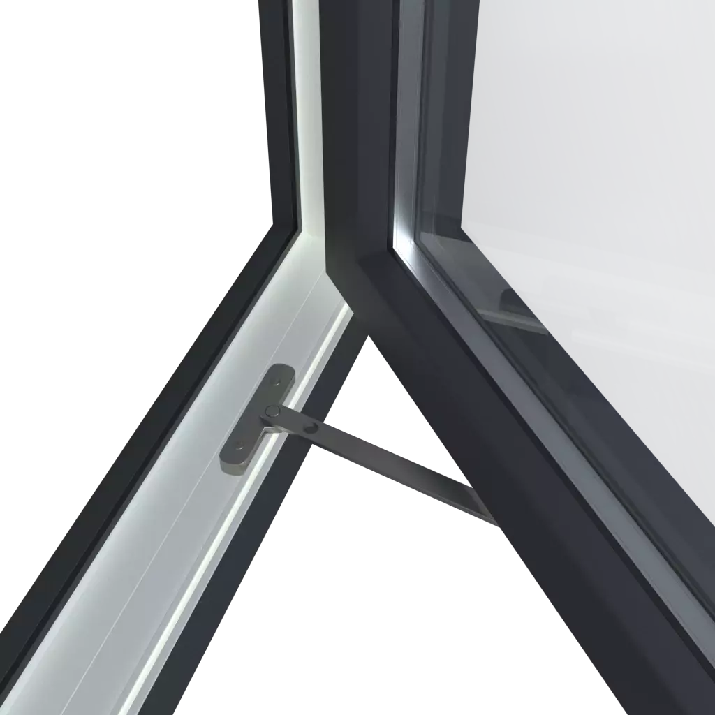 Hamulec w klamce okna profile-okienne aliplast mc-glass