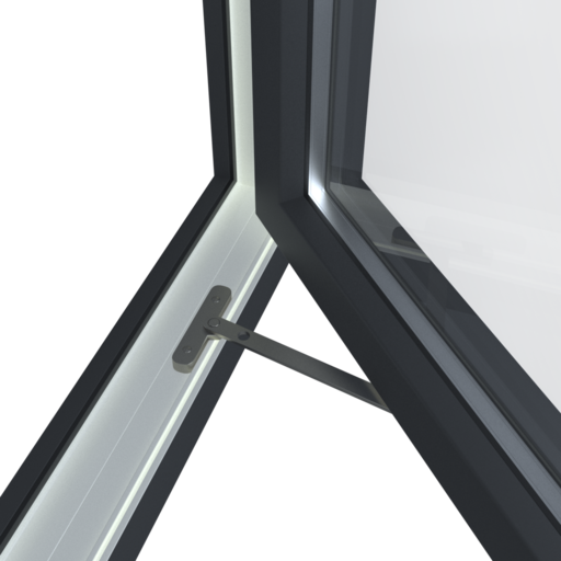 Hamulec w klamce okna profile-okienne aluprof mb-86-si