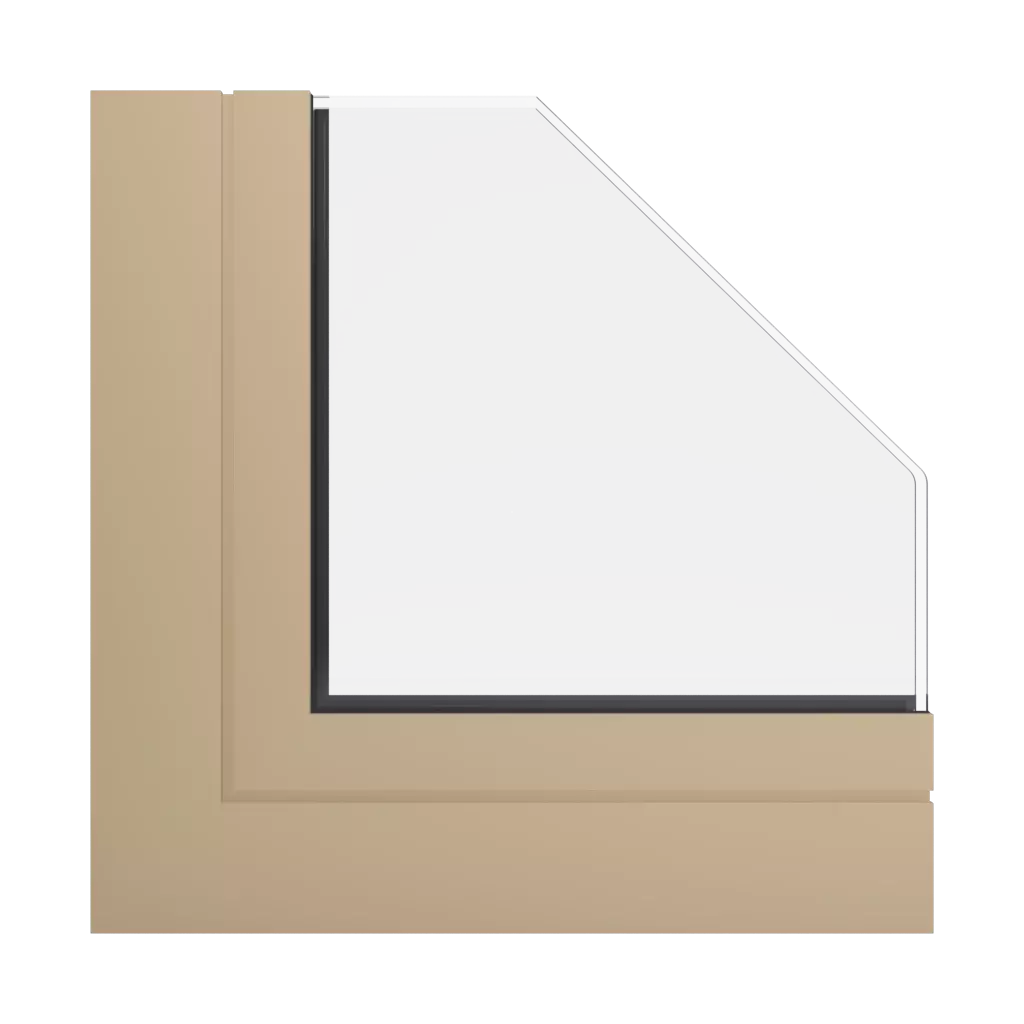 RAL 1001 beżowy okna profile-okienne aliplast panorama