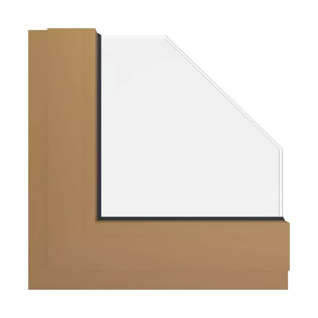 RAL 1011 irchowo–beżowy okna kolory aluminium-ral ral-1011 interior