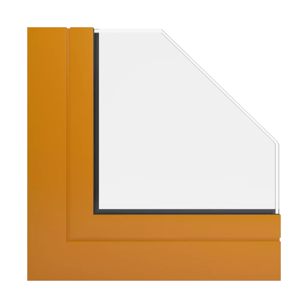 RAL 2000 pomaraÅ„czowy jasny okna profile-okienne aluprof mb-skyline
