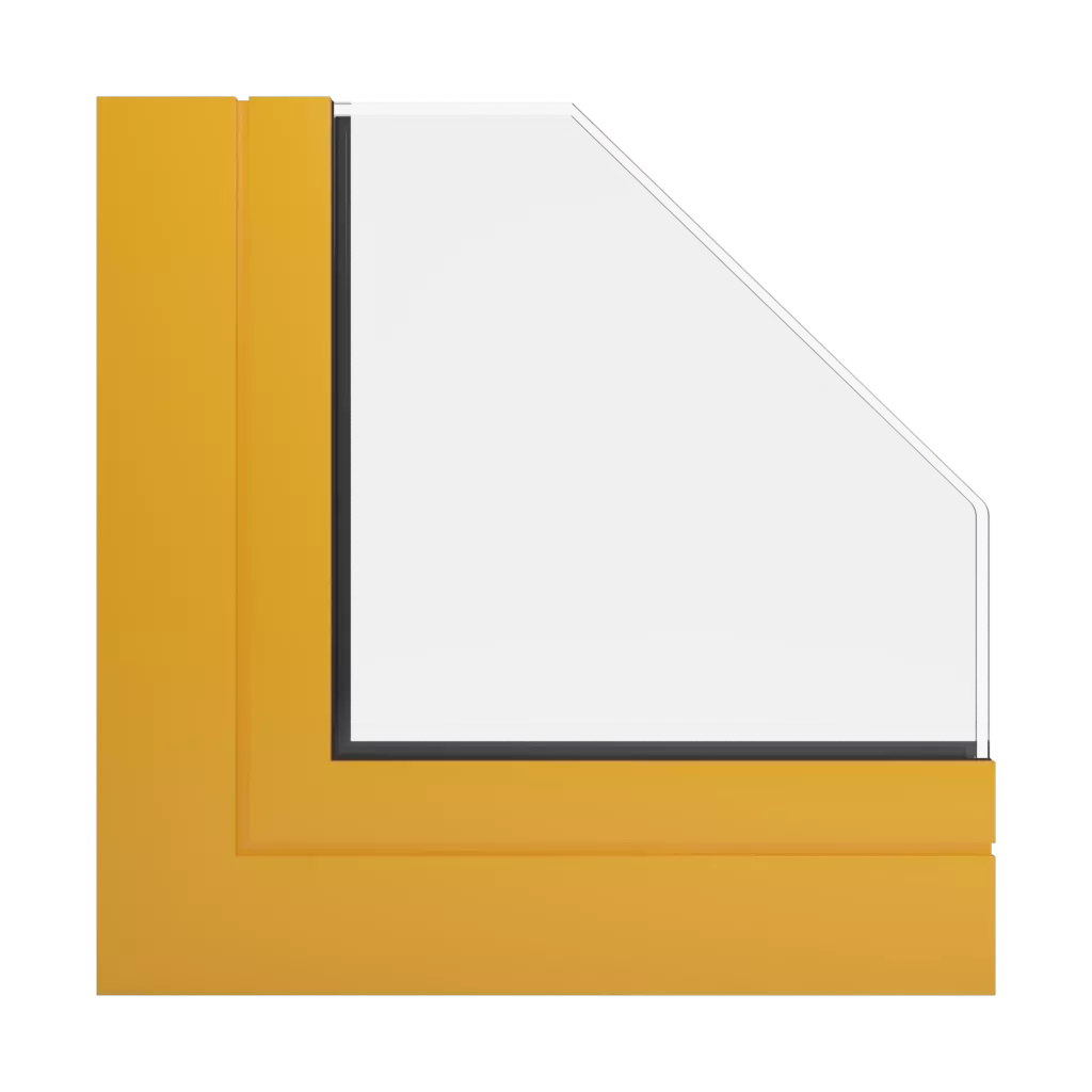 RAL 2007 fluorescencyjny jasny pomarańczowy okna kolory aliplast 