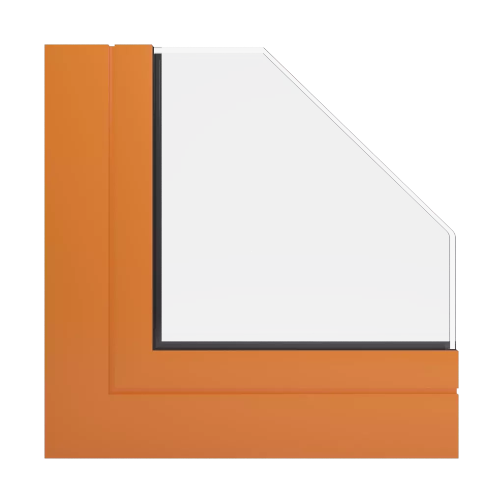 RAL 2008 oranż okna profile-okienne aliplast panorama
