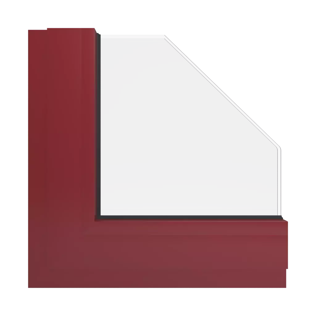 RAL 3011 czerwony burgundzki okna kolory aluminium-ral ral-3011 interior