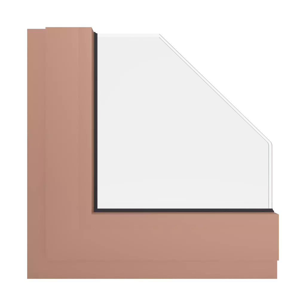 RAL 3012 brudny różowy okna kolory aluminium-ral ral-3012 interior