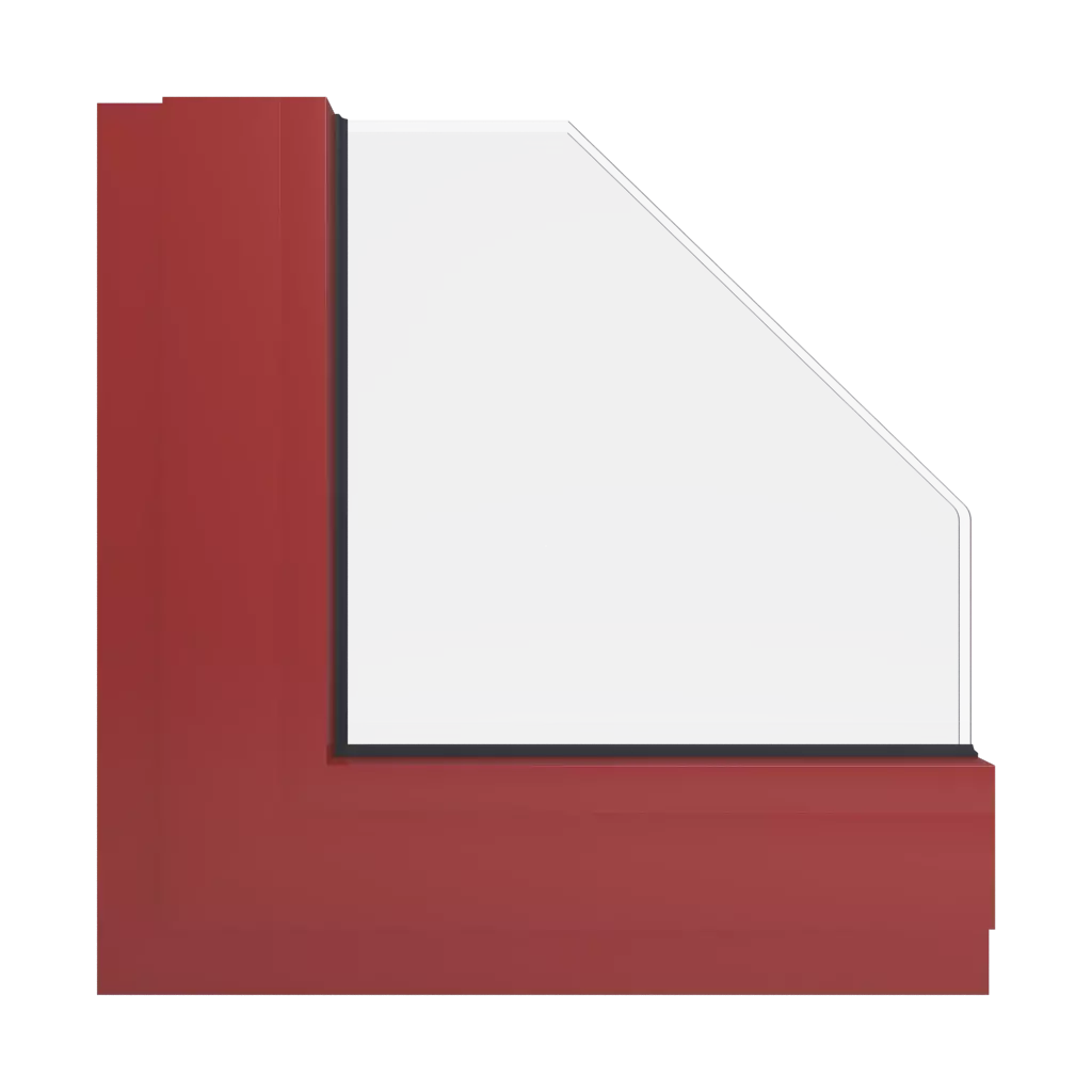 RAL 3013 czerwony matowy okna kolory aluminium-ral ral-3013 interior