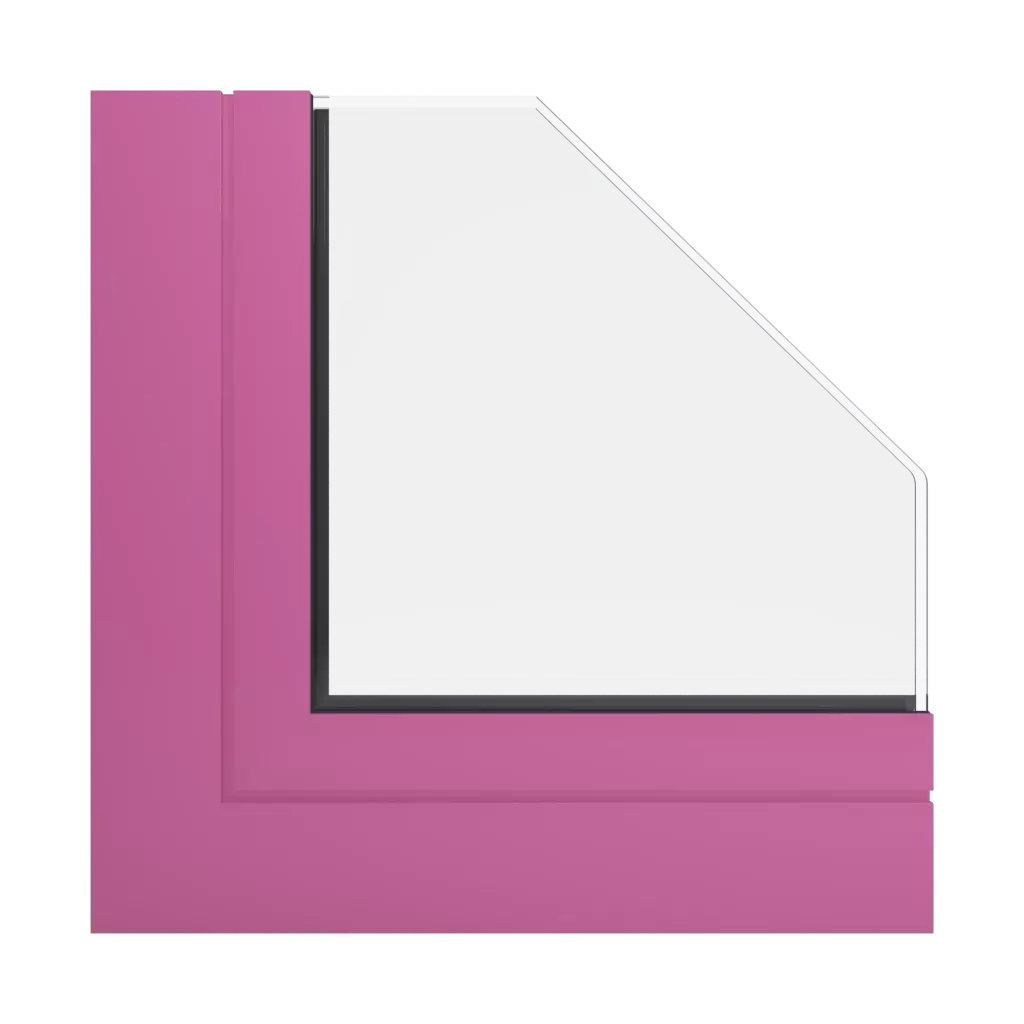 RAL 4003 różowy intensywny okna kolory aliplast 