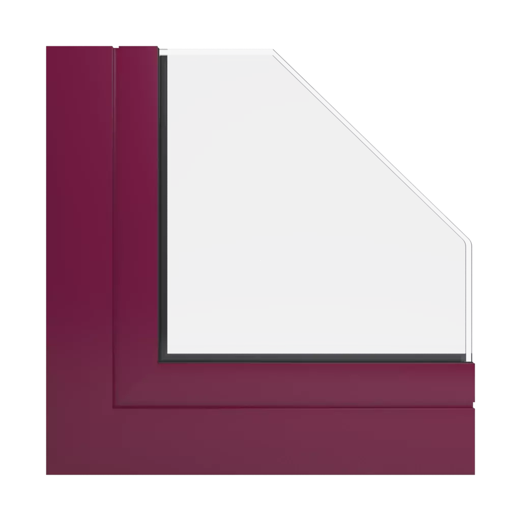 RAL 4004 buraczkowy okna kolory aliplast 