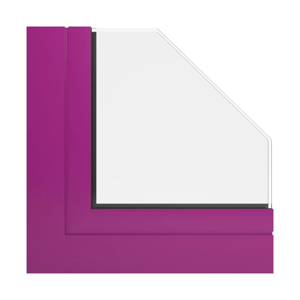 RAL 4006 różowy fioletowy okna kolory aliplast 