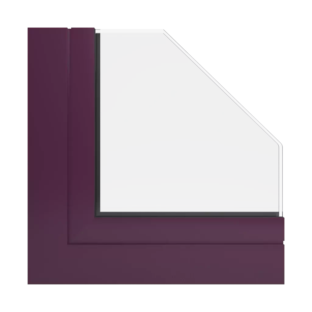 RAL 4007 ciemny fioletowy okna profile-okienne aliplast mc-glass
