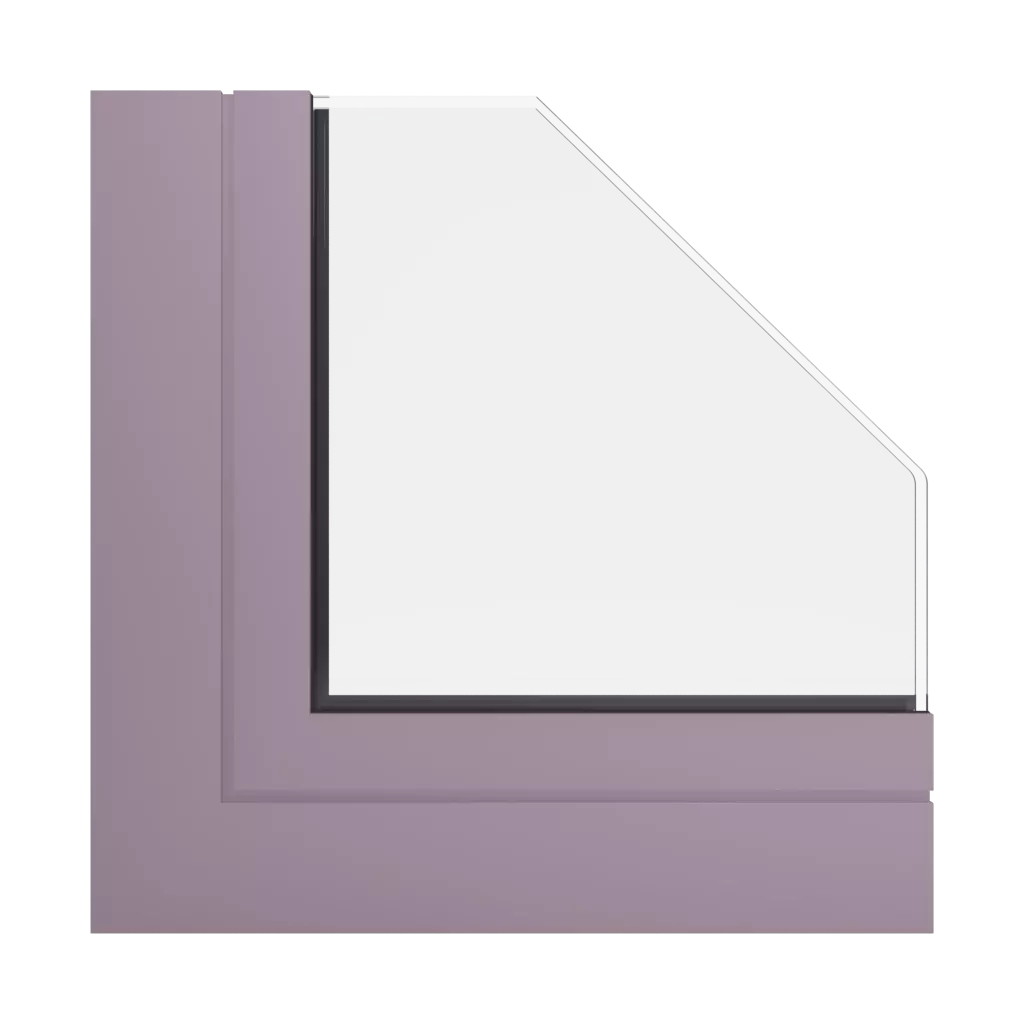 RAL 4009 fioletowy pastelowy okna profile-okienne aluprof mb-77-hs