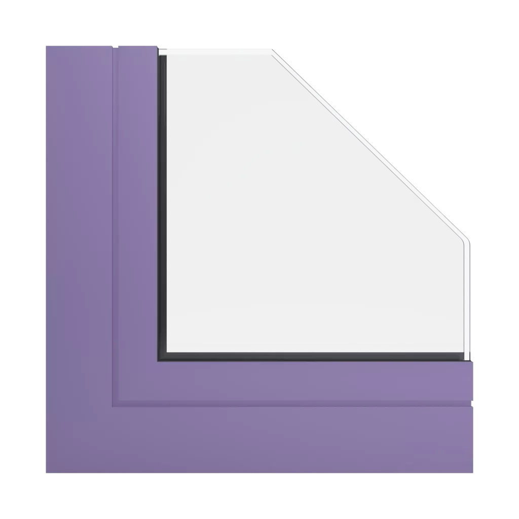 RAL 4011 perłowy fioletowy okna kolory aliplast 