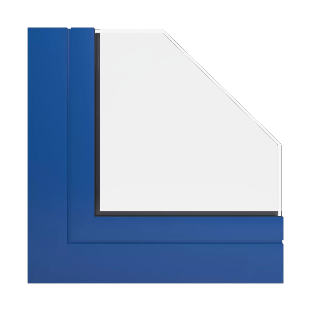 RAL 5005 niebieski sygnaÅ‚owy okna profile-okienne aluprof mb-skyline
