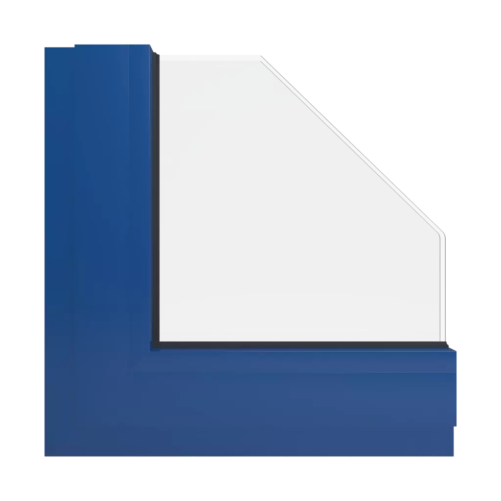 RAL 5010 niebieski goryczkowy okna kolory aluminium-ral ral-5010 interior
