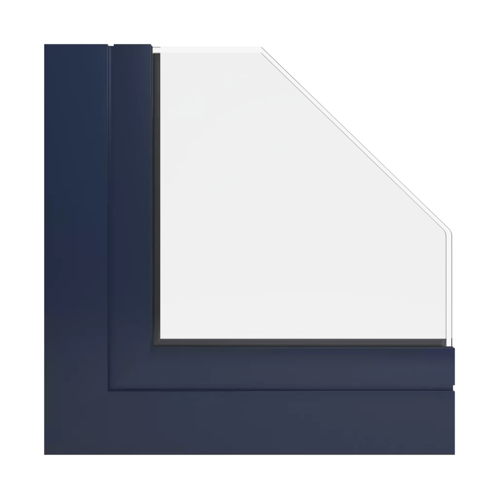 RAL 5011 granatowy stalowy okna profile-okienne aluprof mb-skyline-type-r