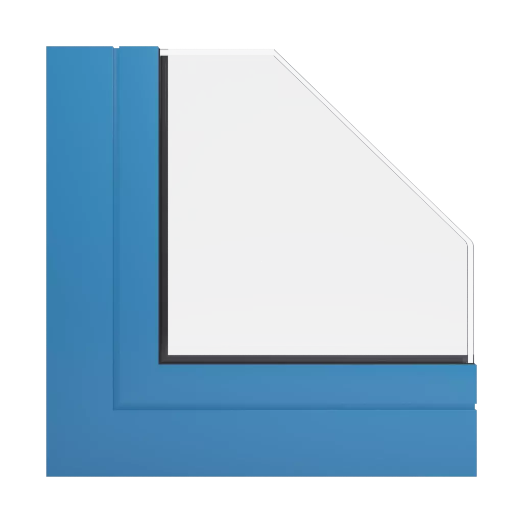 RAL 5012 niebieski lekki produkty okna-harmonijkowe    