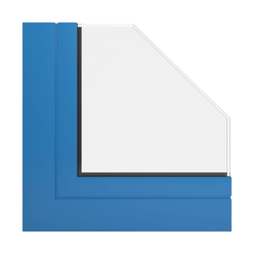 RAL 5015 niebieski średni okna profile-okienne aliplast panorama