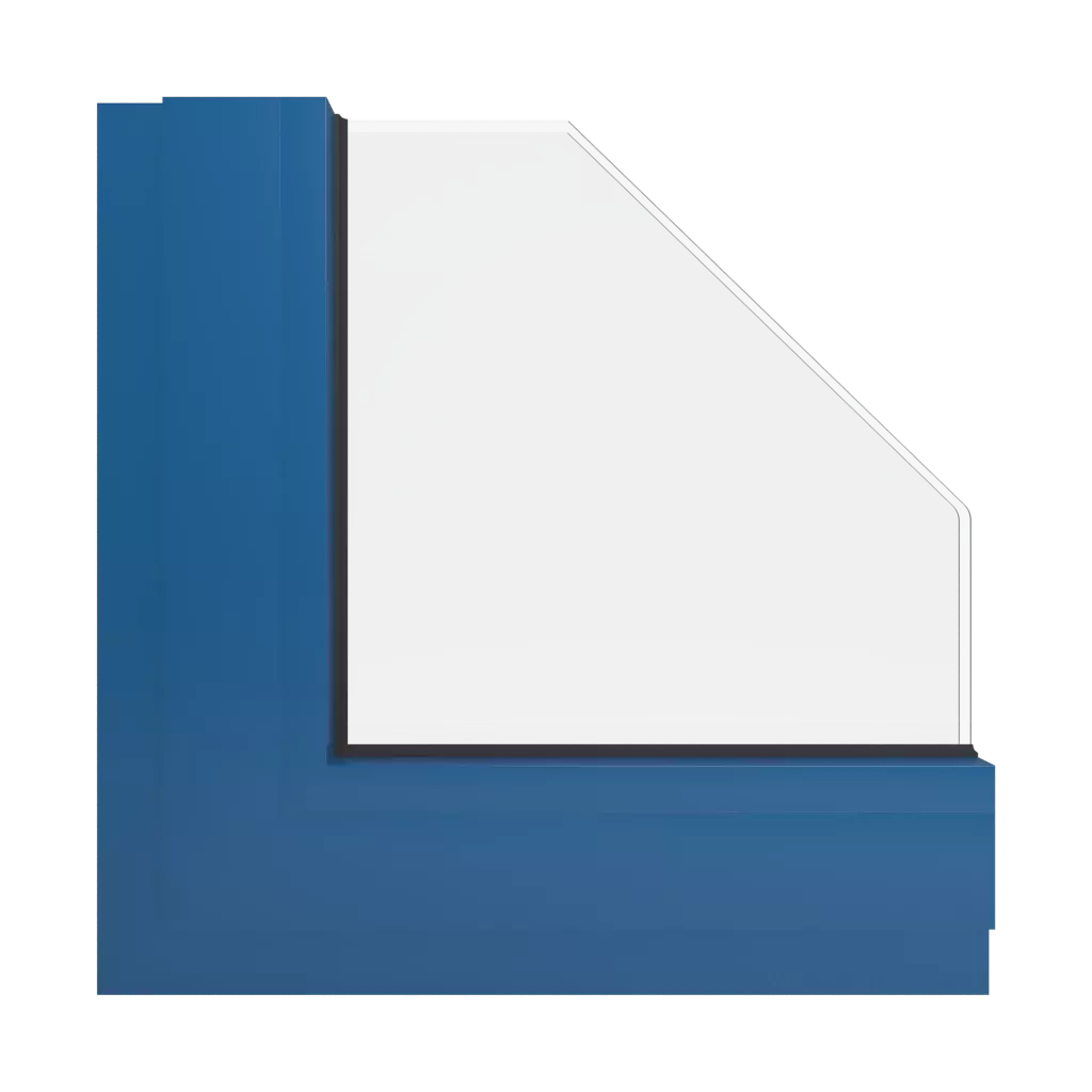 RAL 5019 niebieski Capri okna kolory aluminium-ral ral-5019 interior
