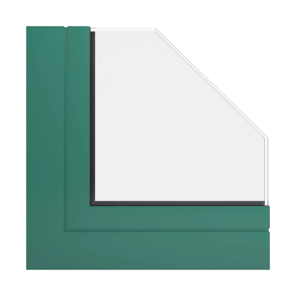 RAL 6000 zielony stepowy okna profile-okienne aliplast panorama