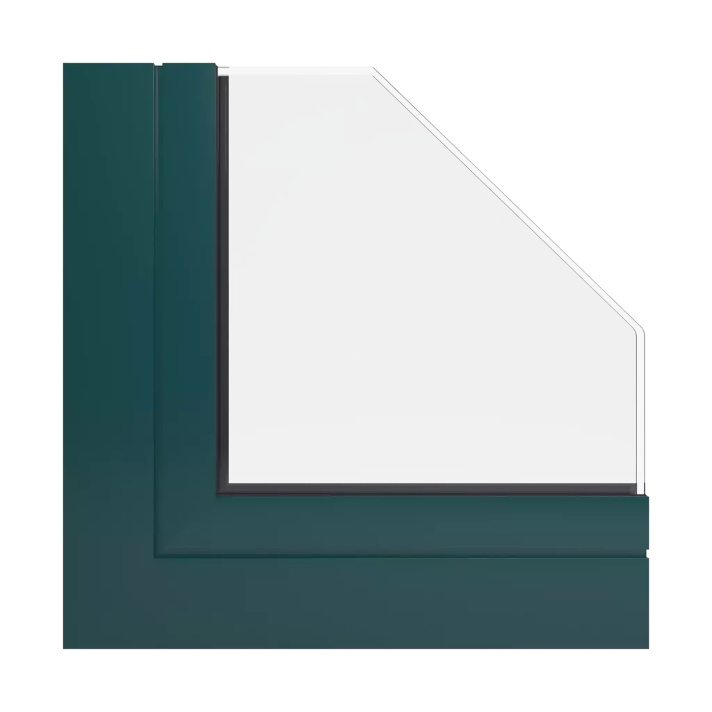 RAL 6004 zielony niebieski okna profile-okienne aliplast mc-glass