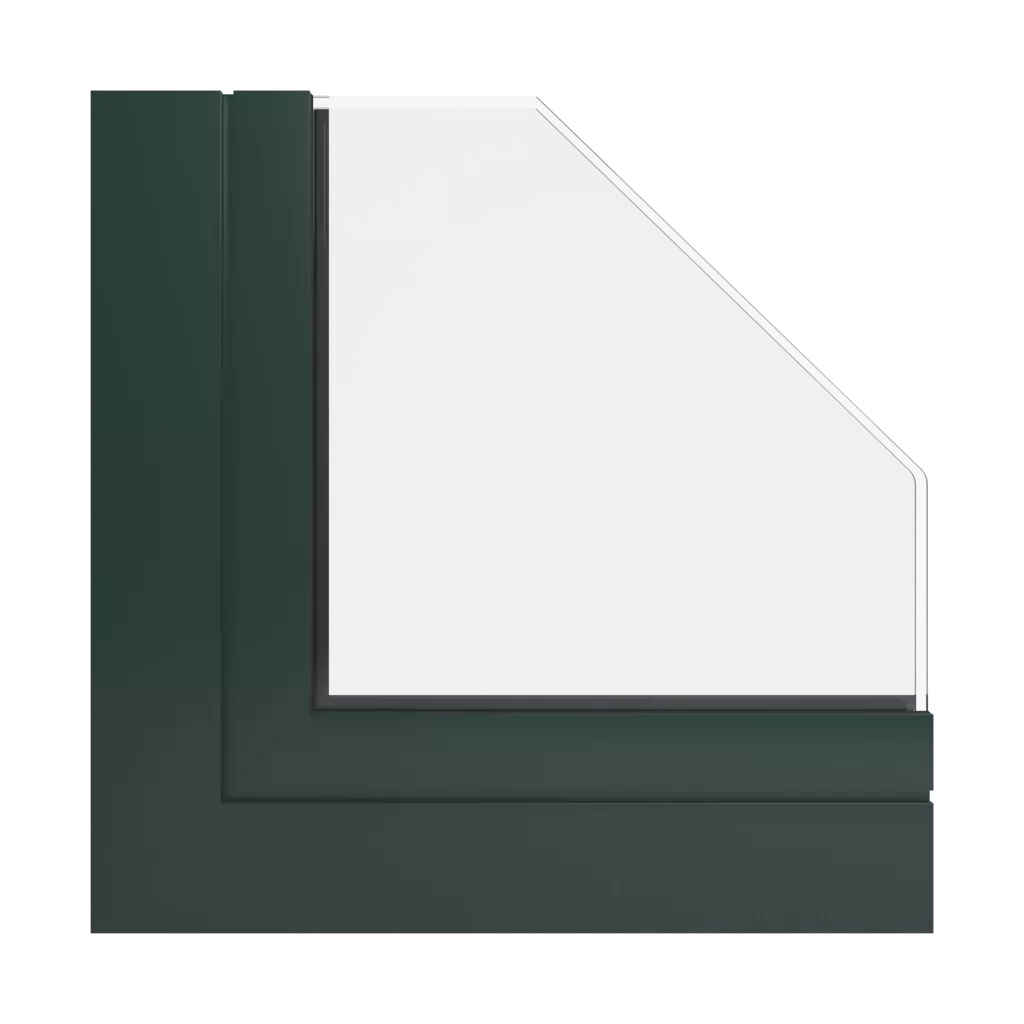 RAL 6009 zielony jodÅ‚owy okna profile-okienne aluprof mb-skyline