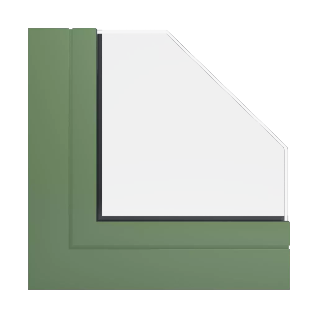 RAL 6011 zielony groszkowy produkty okna-aluminiowe    