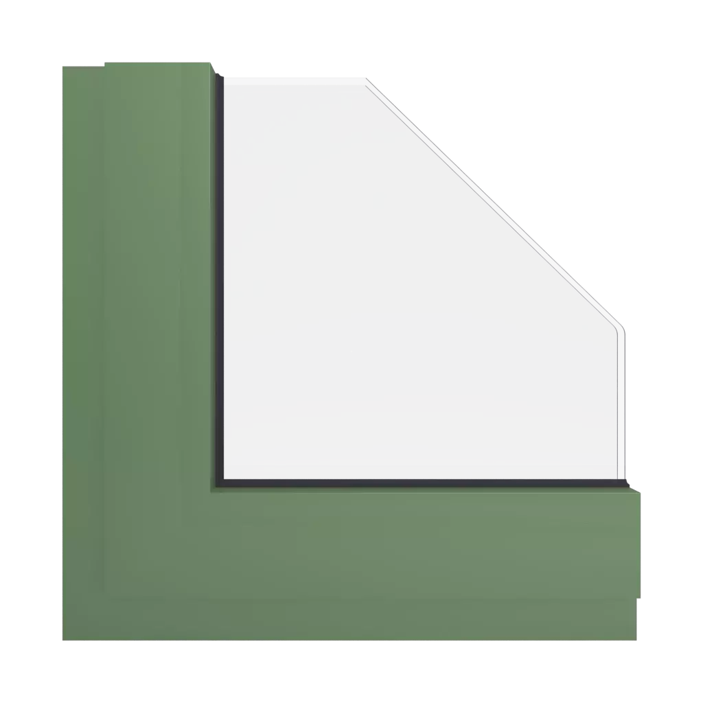RAL 6011 zielony groszkowy okna kolory aluminium-ral ral-6011 interior