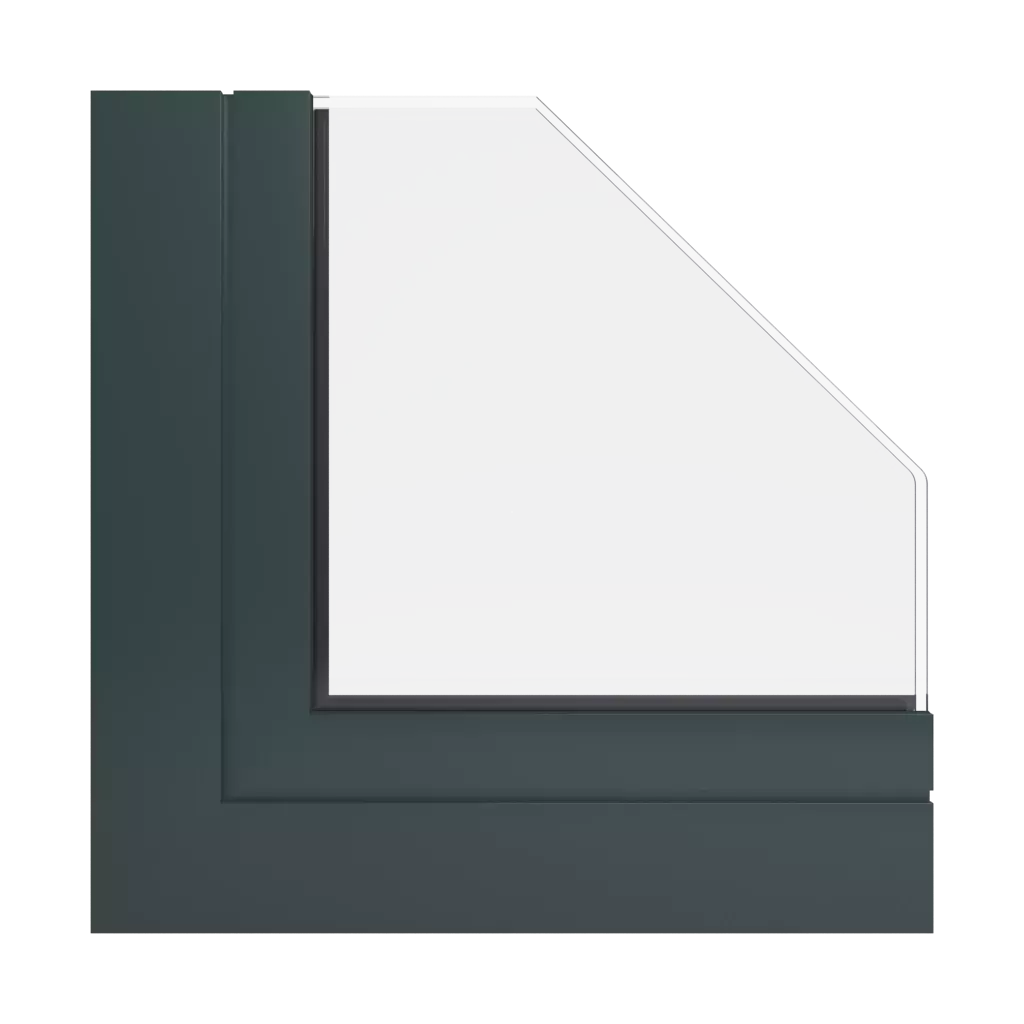 RAL 6012 zielony ciemny produkty okna-fasadowe    