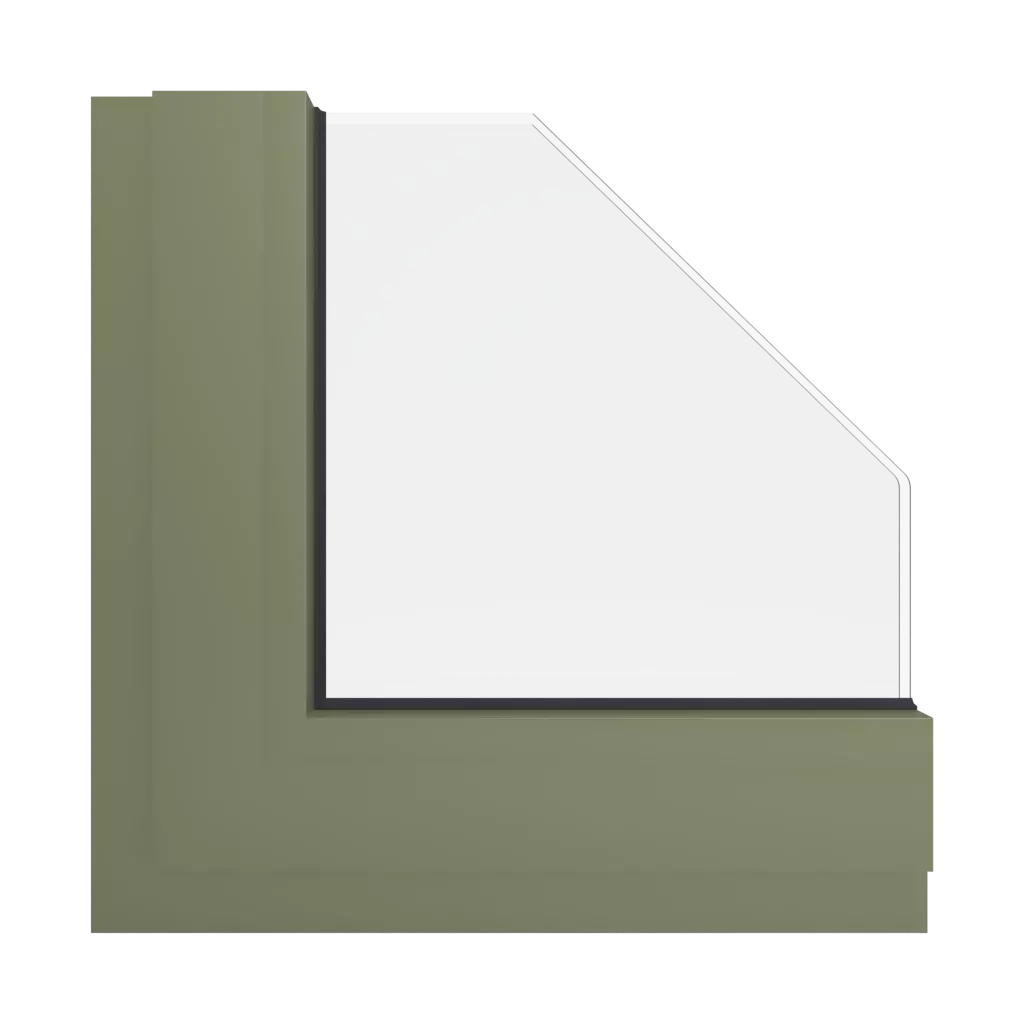 RAL 6013 zielony trzcinowy okna kolory aluminium-ral ral-6013 interior