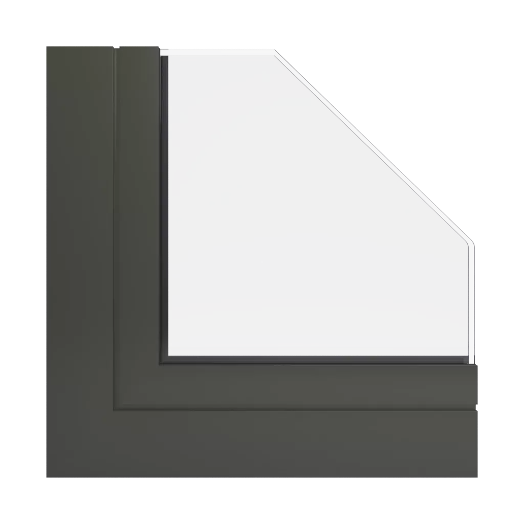 RAL 6014 oliwkowy żółty okna profile-okienne aliplast panorama