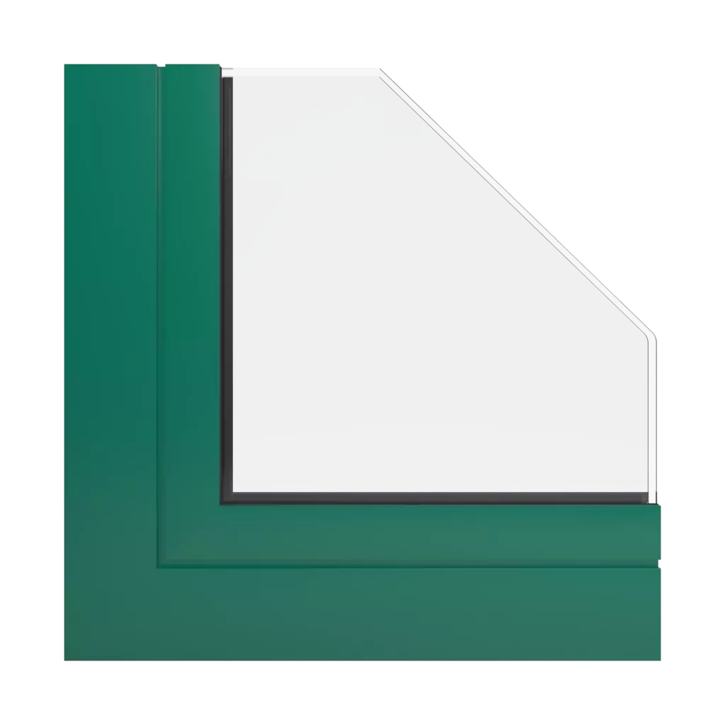 RAL 6016 zielony turkusowy okna profile-okienne aluprof mb-skyline-type-r
