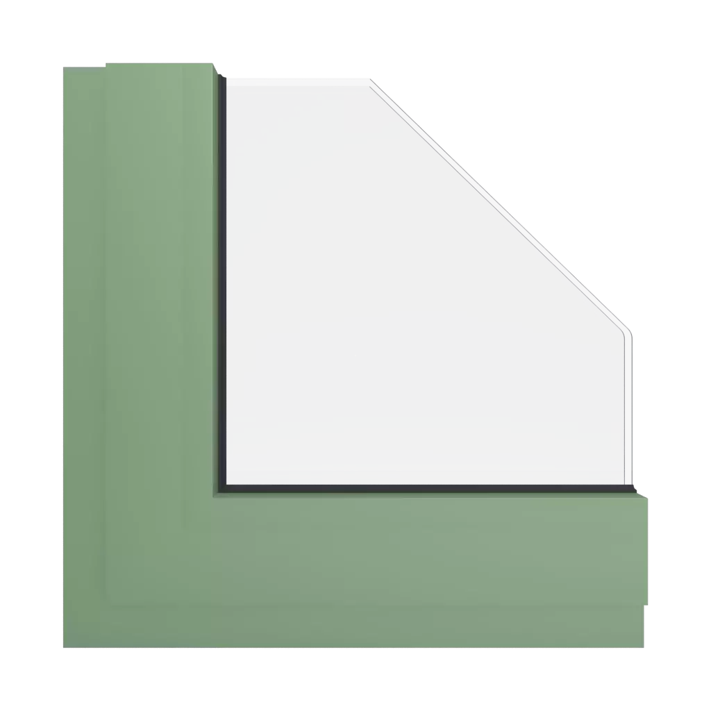 RAL 6021 zielony blady okna kolory aluminium-ral ral-6021 interior