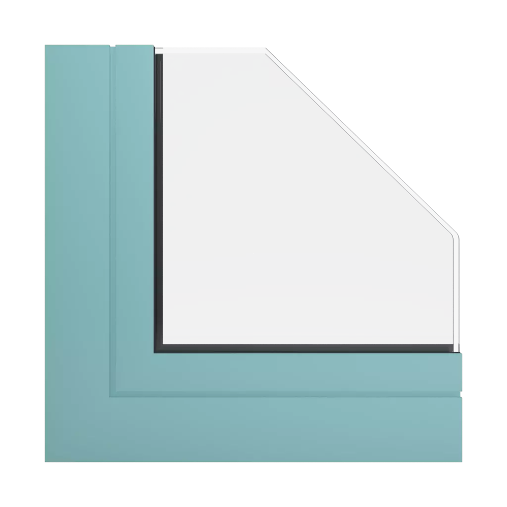 RAL 6027 turkusowy jasny okna kolory aliplast 