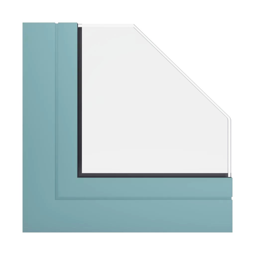 RAL 6034 turkusowy pastelowy okna profile-okienne aluprof mb-skyline