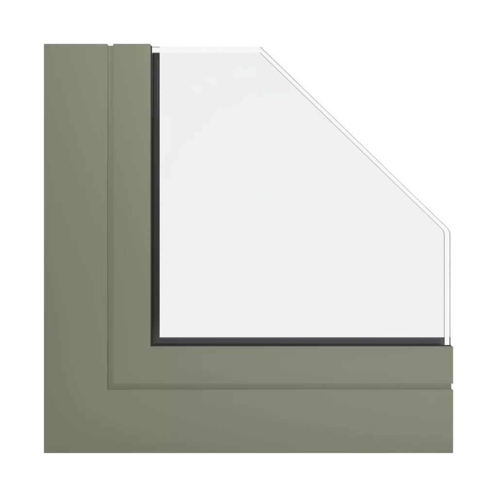 RAL 7002 szary oliwkowy okna profile-okienne aluprof mb-70