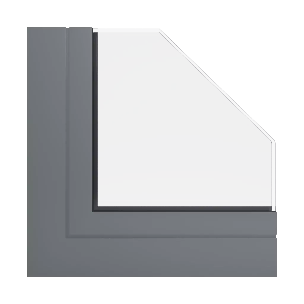 RAL 7005 szary mysi okna profile-okienne aliplast mc-glass