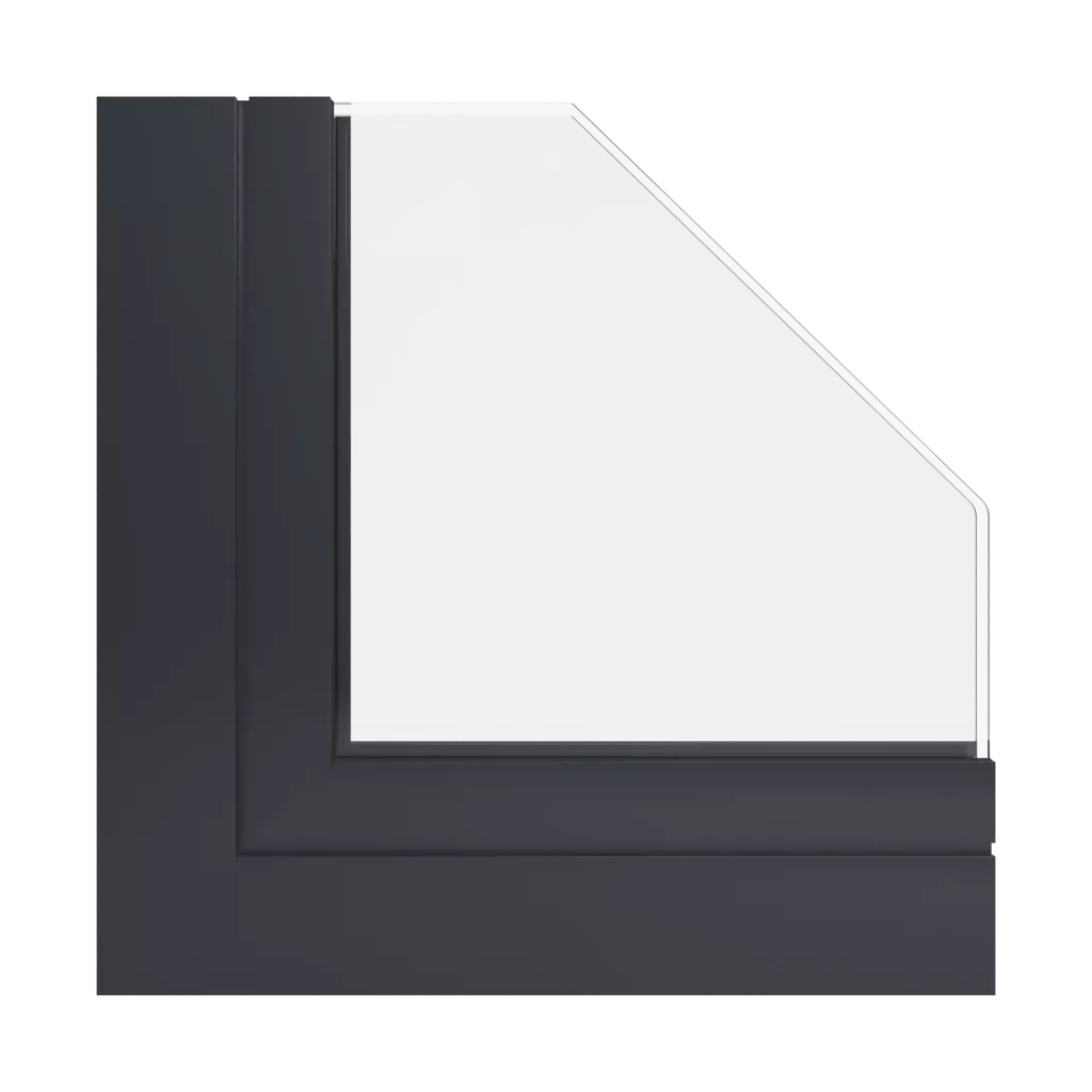 RAL 7021 szary czarny okna profile-okienne aluprof mb-skyline